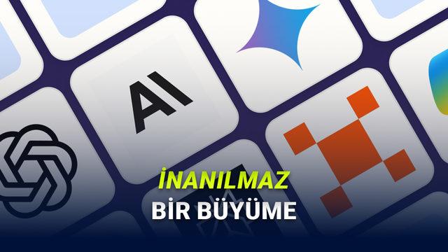 En Hızlı B&uuml;y&uuml;yen Yapay Zek&acirc;lar A&ccedil;ıklandı (Zirvede Ne ChatGPT Var Ne de Claude)