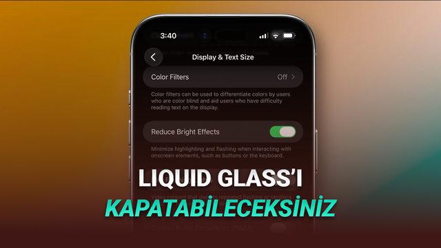 iOS 26.4, iPhone'ların Liquid Glass Tasarımını Neredeyse Tamamen Kapatmayı Sağlayan &Ouml;zellik Getirecek
