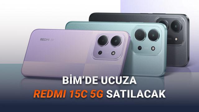 BİM, Bu Hafta Uygun Fiyata Xiaomi Redmi 15C 5G Satacak: İşte Fiyatı
