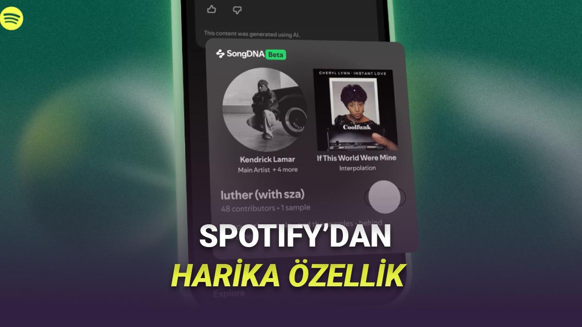 Spotify'a Şarkı DNA'sı İsimli Harika Bir &Ouml;zellik Eklendi: Peki Ne İşe Yarıyor?