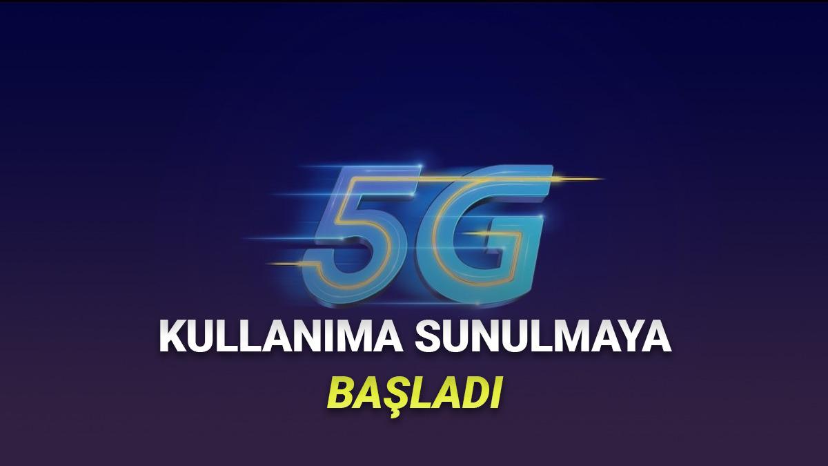 T&uuml;rkiye'deki Bazı Kullanıcılar, 5G'yi Kullanmaya Başladı