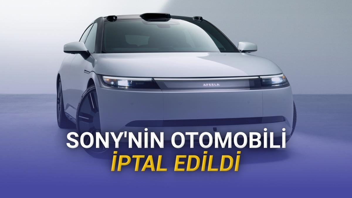 Sony ve Honda’nın Ortak Elektrikli Otomobili "Afeela 1" İptal Edildi