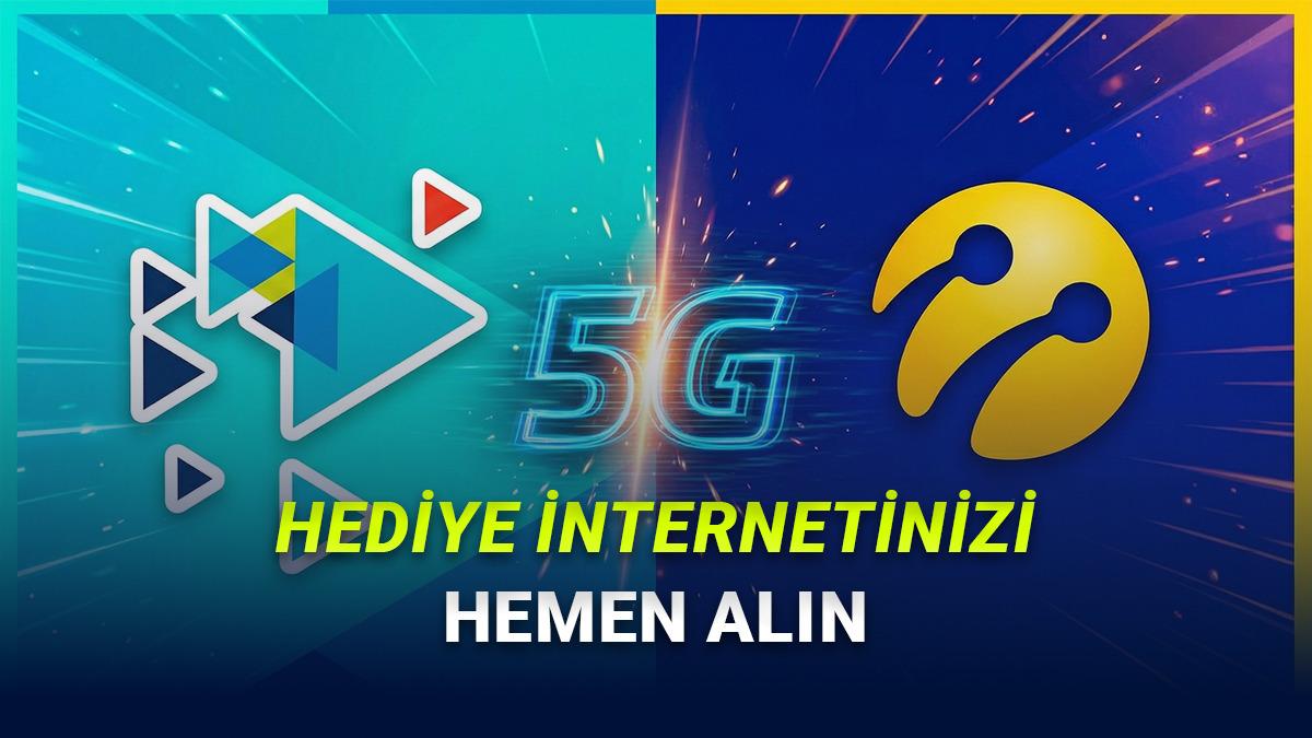 T&uuml;rk Telekom ve Turkcell Kullanıcılarına 5G ile Hediye İnternet Dağıtılıyor (Nasıl Alabileceğinizi Anlattık)