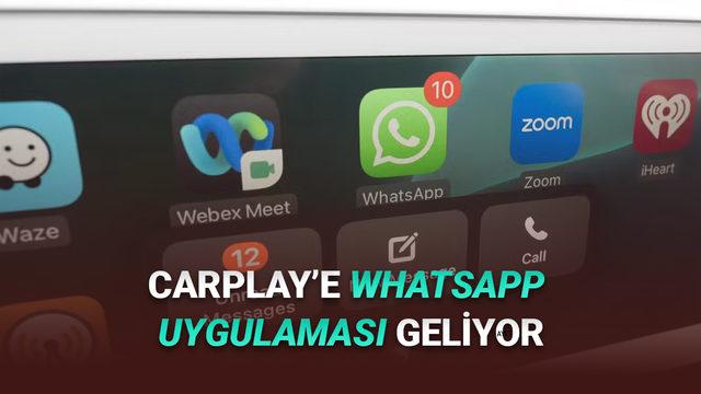 Arabanıza WhatsApp Uygulaması Geliyor: İşte S&uuml;r&uuml;c&uuml;leri &Ccedil;ok Sevindirecek Yeni Apple CarPlay &Ouml;zelliği