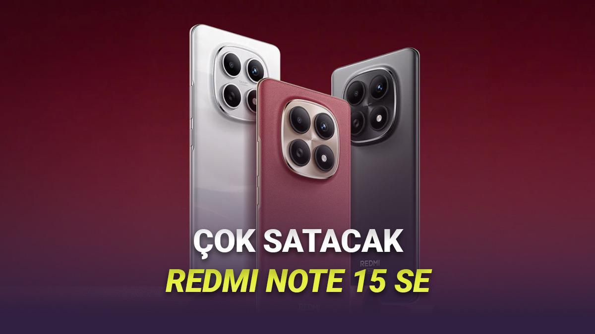 Uygun Fiyata İddialı &Ouml;zellikler Sunmasıyla Peynir Ekmek Gibi Satacak Redmi Note 15 SE Tanıtıldı