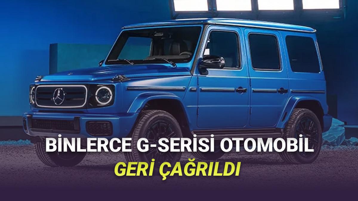 T&uuml;rkiye'de 15 Milyon TL'ye Satılan Mercedes-Benz G580, "Tekerlekleri &Ccedil;ıkabilir" Diye Geri &Ccedil;ağırıldı