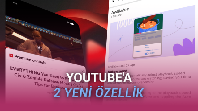 YouTube'a İki M&uuml;thiş &Ouml;zellik Geliyor: Otomatik Hız ve Hareket Modu!
