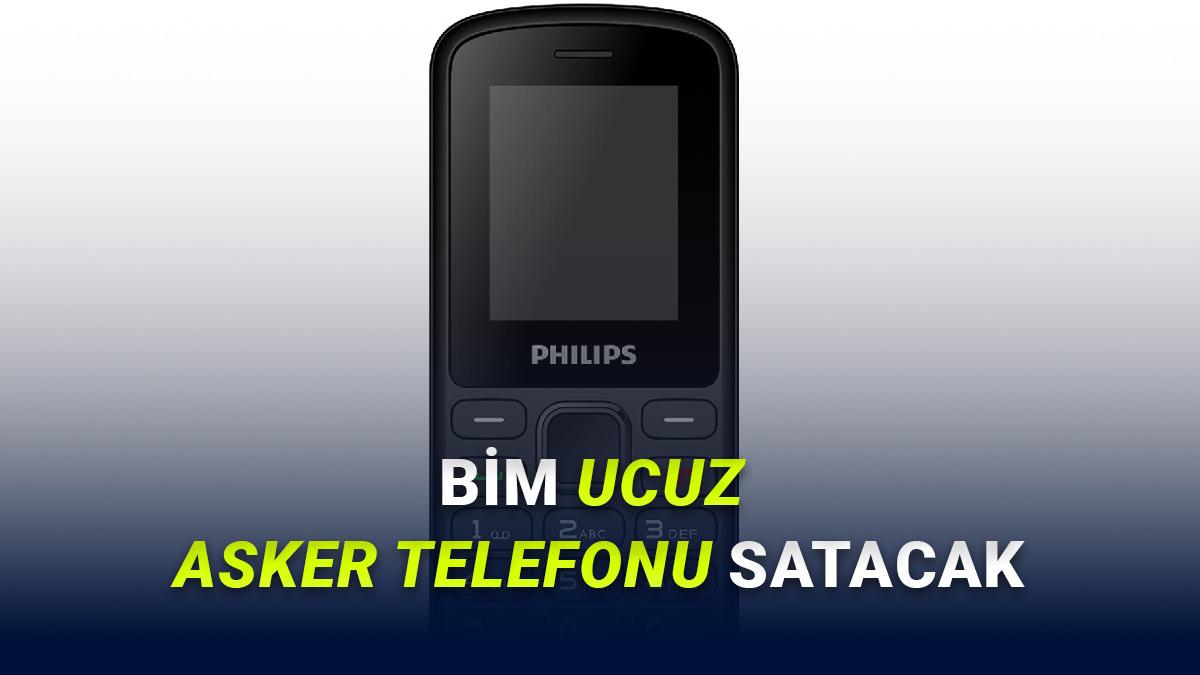 BİM, Bu Hafta Çok Uygun Fiyata Philips Asker Telefonu Satacak: İşte Fiyatı