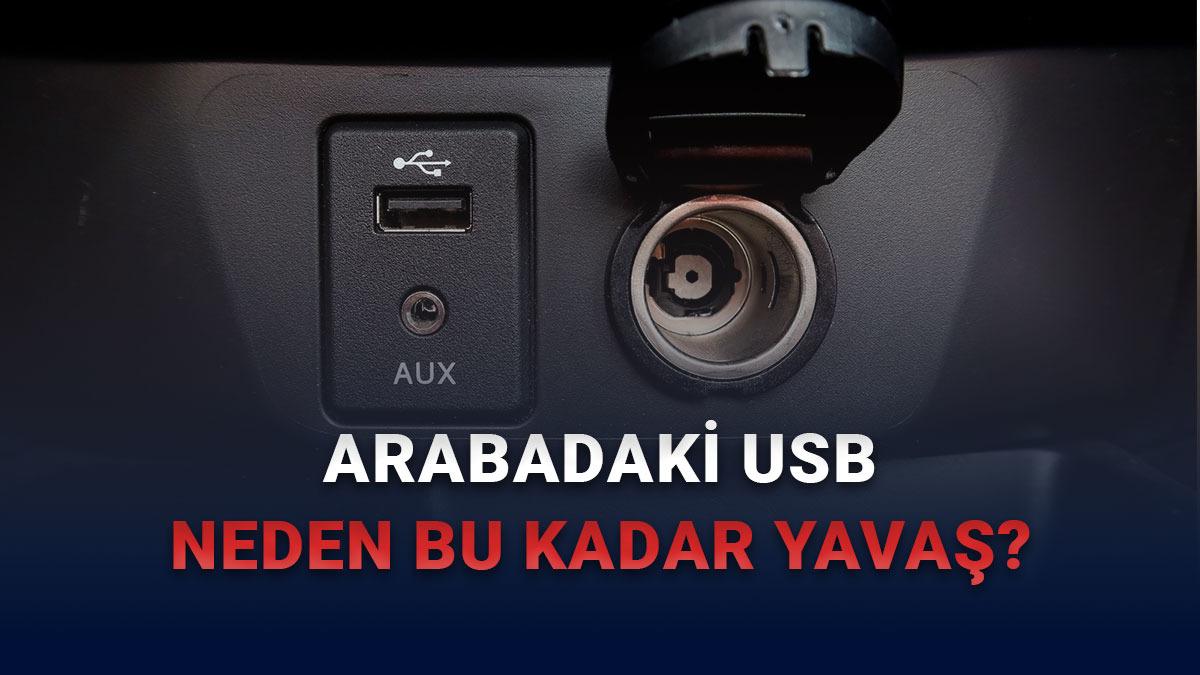 Arabada USB Portları Neden Yavaş Şarj Eder, Hızlı Şarj İçin Ne Gerekir?