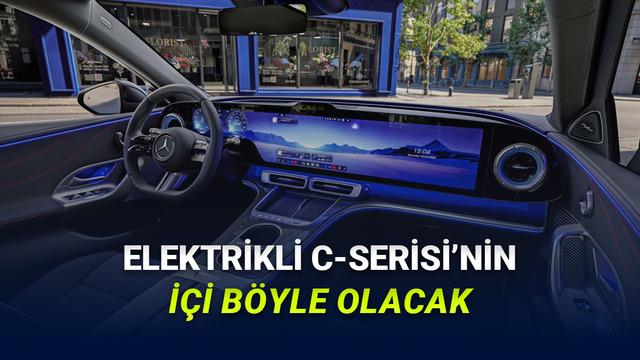 Mercedes-Benz Elektrikli C-Serisi: İç Mekan Tasarımında Yeni Çağ
