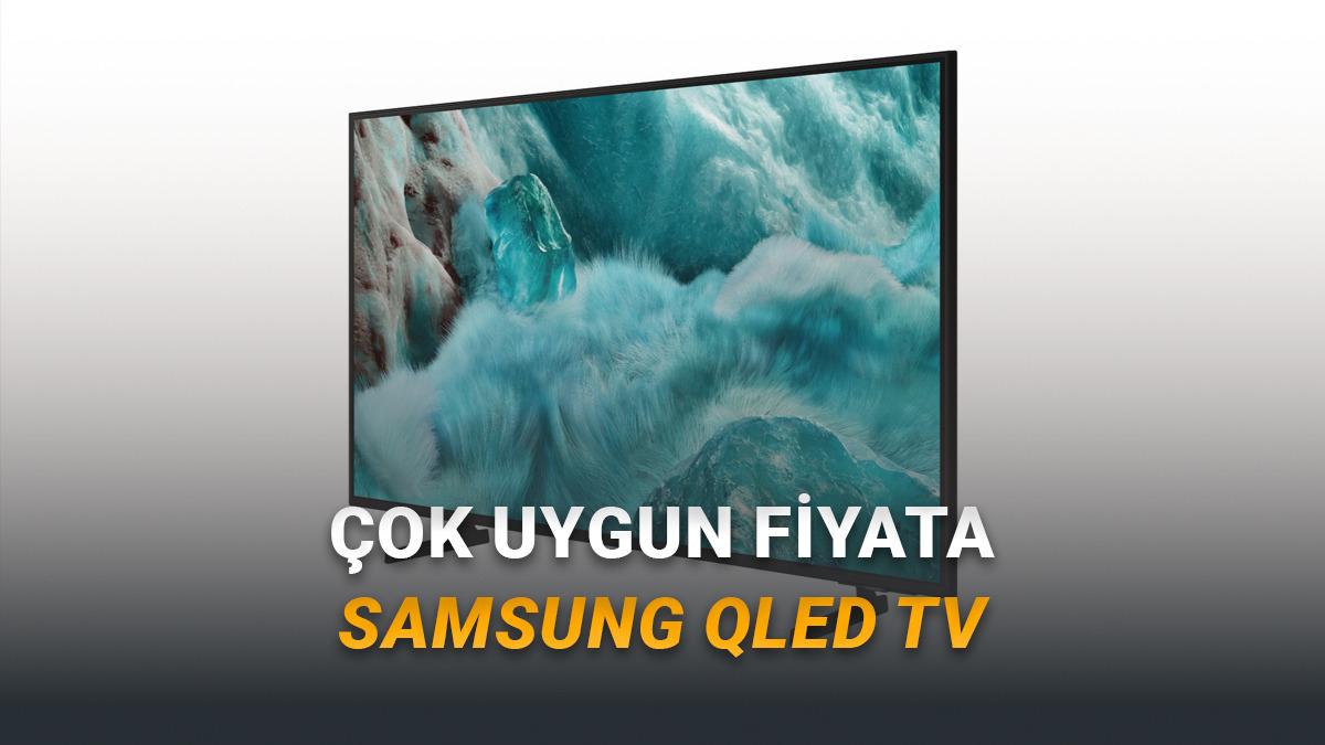 A101, Bu Hafta Normalden 7 Bin TL Daha Ucuza 50 İn&ccedil; QLED 4K Samsung TV Satacak