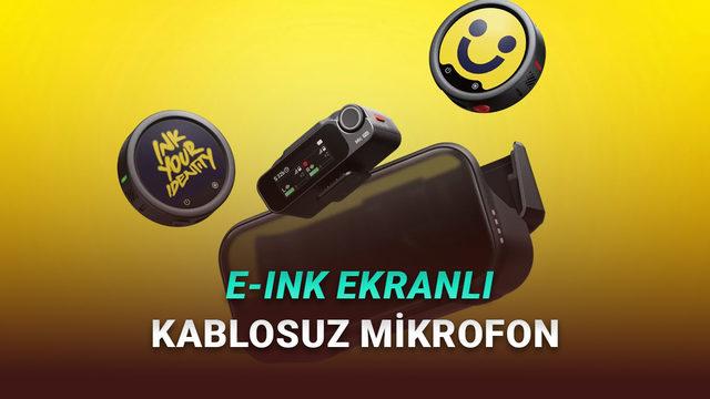 E-Ink Ekranlı Kablosuz Mikrofon Insta360 Mic Pro Özellikleri ve Yenilikleri
