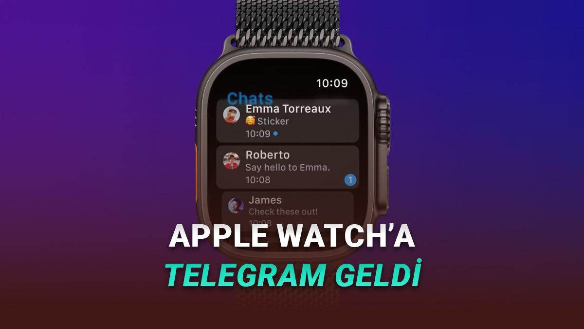 Apple Watch'a Telegram Uygulaması Geldi!