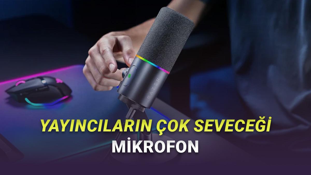 Razer, Podcast veya Yayın Yapmak İsteyenlerin Çok İşine Yarayacak Seiren V3 Pro Mikrofonunu Tanıttı