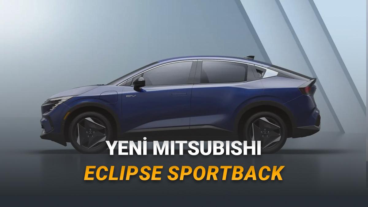 Nissan Leaf Benzeri Mitsubishi Eclipse Sportback Duyuruldu: İşte Tasarımı