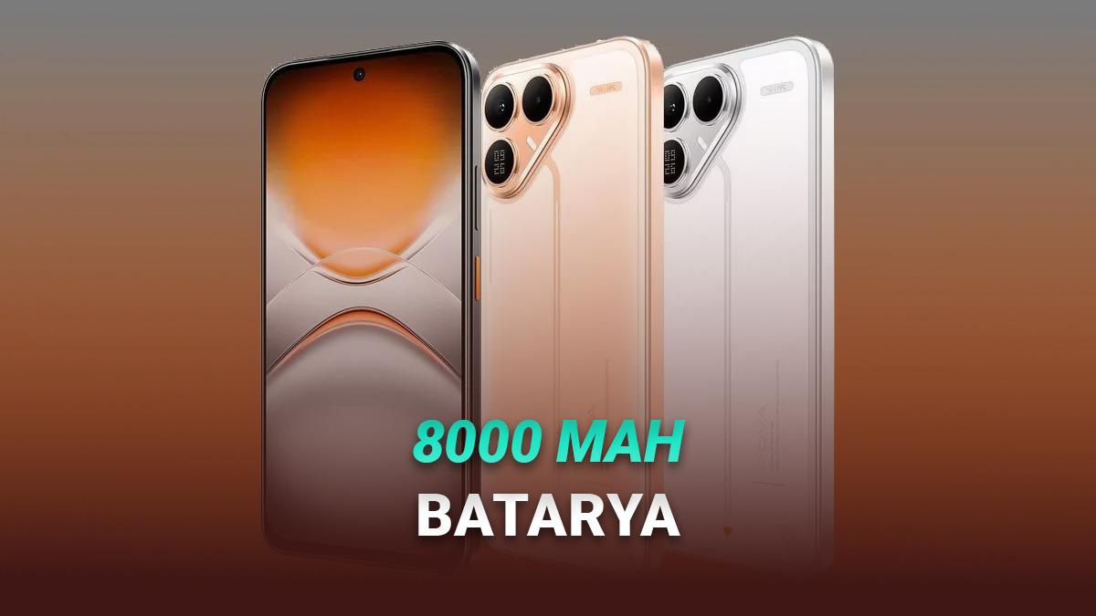 Ucuza Akü Gibi Batarya, 144 Hz Ekran Sunan TECNO Pova 8 Tanıtıldı