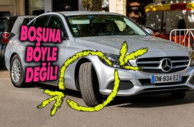 Mercedes Direksiyon Tam Kırıldığında Lastikler Neden Yatıyor? Mühendislik Detayları ve Sürüş Avantajları