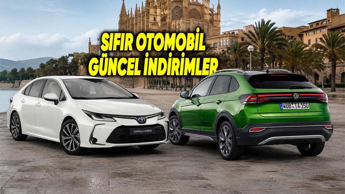 Temmuz 2026 Sıfır Otomobil İndirimli Modeller: Toyota'da 8, Hyundai'de 9 Modelde İndirim Var!