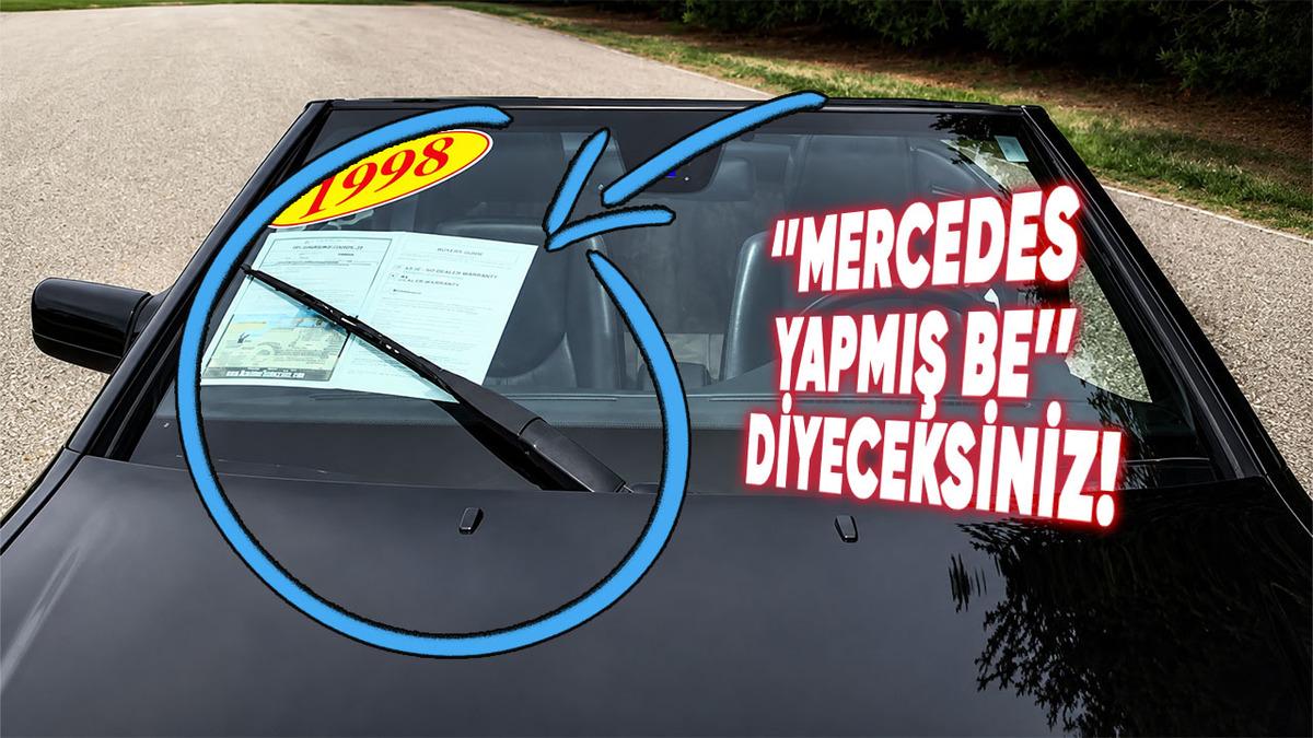Boşuna 'Yıldız' Değil: Mercedes'lerdeki Mühendislik Harikası Silecek Detayı