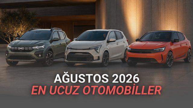 Türkiye’deki En Ucuz Otomobiller – Ağustos 2026