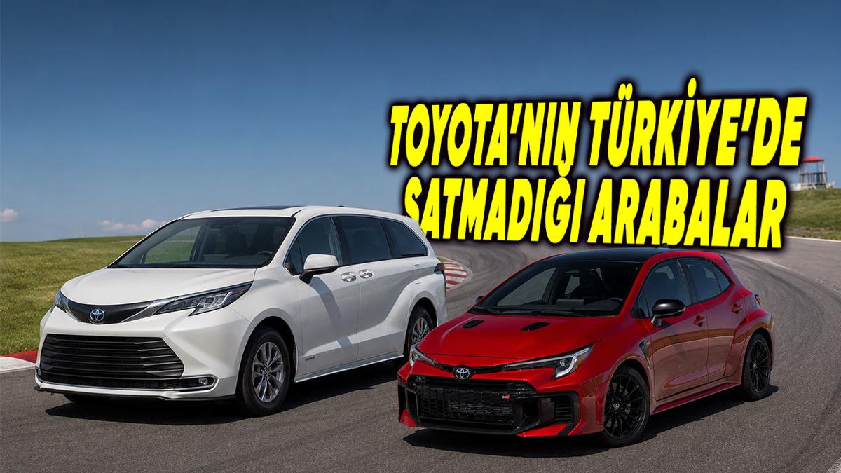 Toyota'nın Türkiye'de Satmadığı Mükemmel Otomobiller