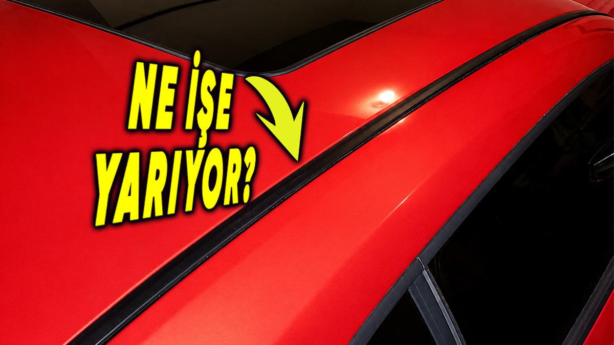 Otomobillerin Tavanında Neden İki Siyah Çıta Var, Bunlar Ne İşe Yarıyor?