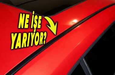 Otomobillerin Tavanında Neden İki Siyah Çıta Var, Bunlar Ne İşe Yarıyor?