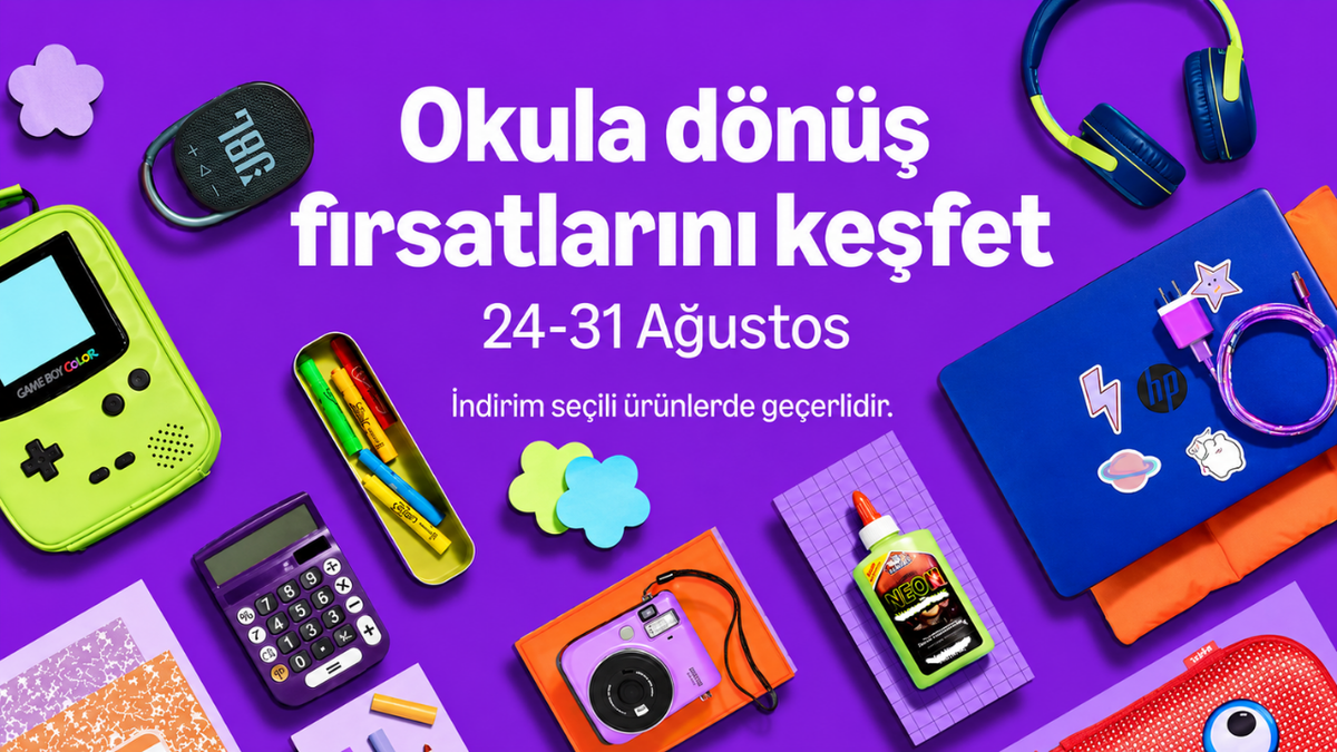 Amazon’da Okula Dönüş Kampanyası! İşte Her Kategorinin En İyi Fırsatları
