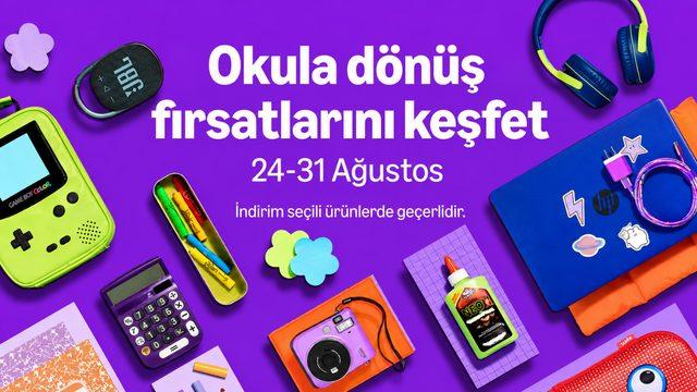 Amazon’da Okula Dönüş Kampanyası!