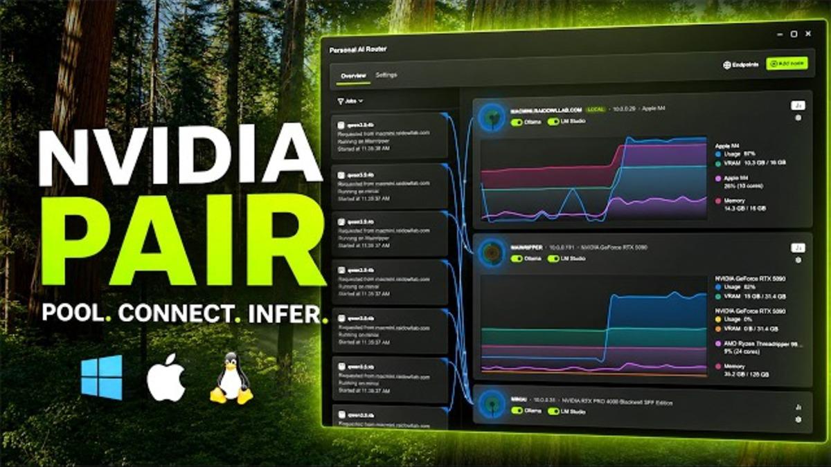 Evdeki Boşta Duran Bilgisayarları Yapay Zeka Canavarına Dönüştüren Teknoloji: NVIDIA PAIR Nedir?