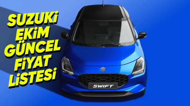 Ekim 2026 Suzuki Fiyat Listesi