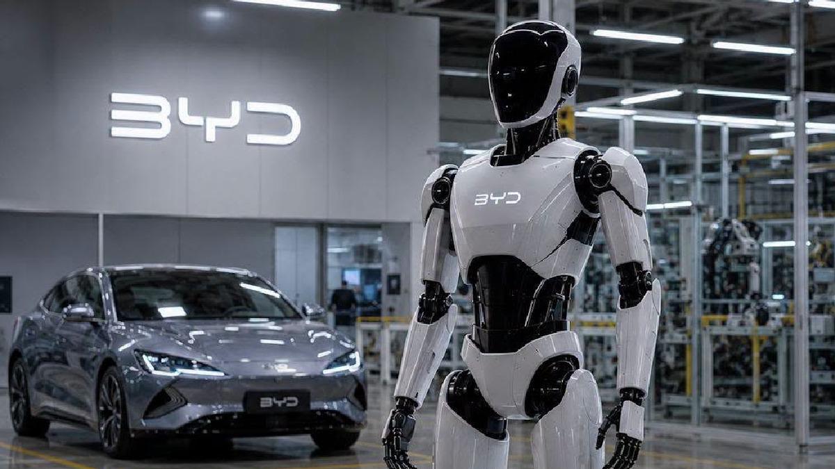 BYD’nin İnsansı Robotunun Tasarımı Ortaya Çıktı: Tesla’ya Benzeyecek!